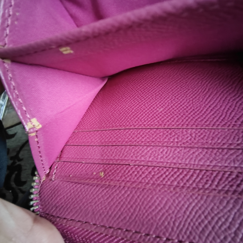 Coach Raspberry Pink Leather Wallet - Picture 13 of 13